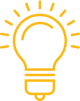 be innovative with GenAi - a lightbulb icon